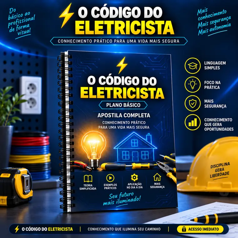 Mockup do plano básico do Código do Eletricista