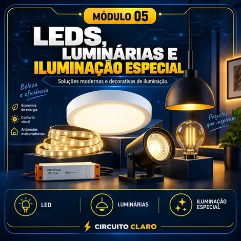 MÓDULO 05 - LEDs, Luminárias e Iluminação Especial